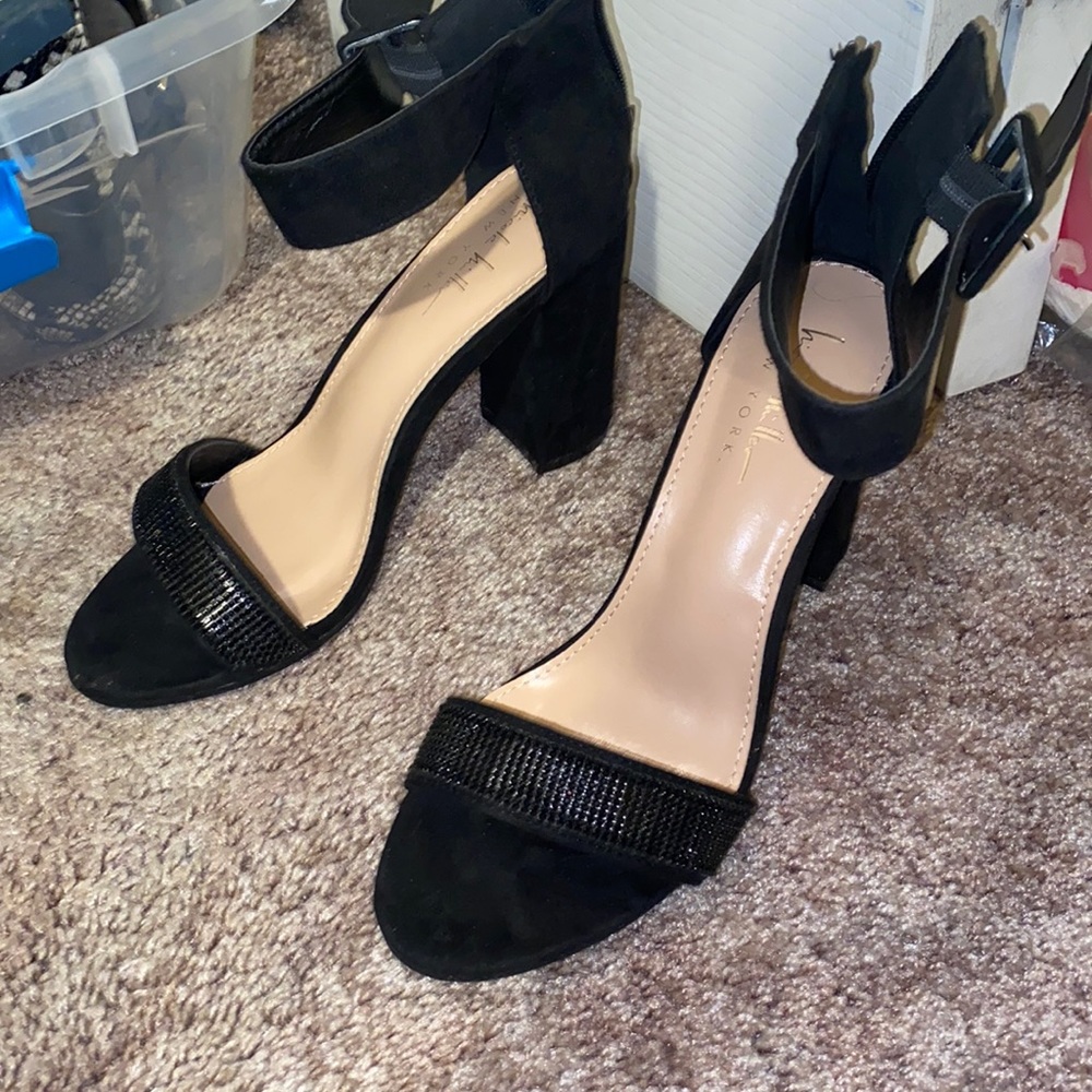 Black Block heels